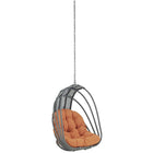 Modway Whisk Outdoor Patio Swing Chair Without Stand - Orange-Aluminum Tubed Seat Frame