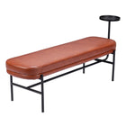 Zuo Ploce Bench - Brown-Seats up to 2