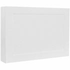 JAM Paper Blank Flat Note Cards - 4Bar A1 Size - 3-1/2" x 4-7/8" - White Panel - 50 Pack-Size: 3.5" x 4.875" (Fits perfectly inside 4bar A1 Envelopes)