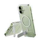 PanzerGlass CARE Case with Kickstand MagSafe for iPhone 17 - Clear-Versatile and recycled aluminum kickstand feature designed to be practical