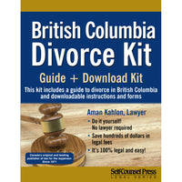 Self-Counsel Press British Columbia Divorce Kit [Digital Download]-Self-Counsel Press is the premier source for do-it-yourself law and small business books. Our books, ebooks, and form kits are designed to help you help yourself. All of our legal titles are written by lawyers who practise in the field they are writing about. Our business books are written by experts on the topic. People who have “been there, done that” in the businesses they write about, and know how to clearly and simply describe what they