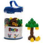 Snapo Building Blocks Mine World Creator Kit - 200 Pieces-Snapo blocks provide both physical and auditory feedback when connected. Helps increase child's engagement and play value!