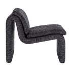Modway Lume Boucle Upholstered Armless Accent Chair - Charcoal-Arrives Fully Assembled