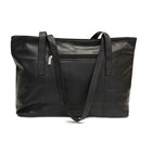 Ashlin Melia Classic Ladies Tote Bag with Long Straps - Black-Features ASHLIN's Inside Organizer™, with 5 credit card pockets, 2 pen loops