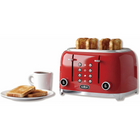 Salton NuRetro Digital 4 Slice Toaster - Space Cherry-Anti-slip feet and built in cord wrap keep the toaster stable and your work surface uncluttered.