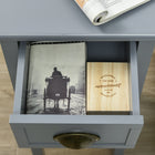 HOMCOM Bedside Table - Set of 2-The surface is easy to be wiped clean with damp cloth