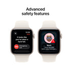 Apple Watch SE 3 - 40 mm - GPS - Starlight Aluminum Case with Starlight Sport Band - M/L-Set up Apple Watch For Your Kids, even if they don’t have their own iPhone.10 So they can call, text, and share their location