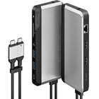 ALOGIC 10-in-1 Dual Display USB-C Super Dock - Space Grey-Dual 4K@60Hz Support: The Super Dock supports two displays at resolutions of up to 4K UHD 60Hz connected to the two HDMI 2.0 outputs