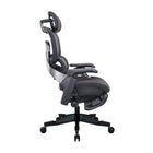 TygerClaw High Back Ergonomic Chair with Adjustable Mesh Chair-Thick fabric seat and headrest provide soft cushioning for all day comfort
