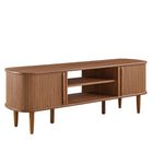 Modway Contour 55" TV Stand - Walnut-Mid-Century Modern TV Stand