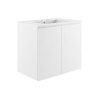 Modway Bryn 30" Wall-Mount Bathroom Vanity - White-Modern Bathroom Vanity