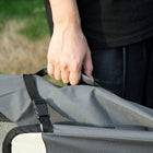 PawHut 24" Foldable Pet Carrier with Removable Mat - Grey-Mesh window for airflow, keeping their space well ventilated