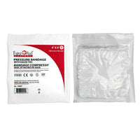 First Aid Central Pressure Bandage - 4" x 4"-non-adherent surface will not stick to wounds