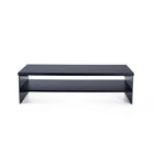 ShoppingAll 2-Tiers Wooden Monitor Stand Riser with Storage Organizer - Black - 5 Pack-Quick & Simple Assembly: No fuss, no stress! Our monitor stand comes with all the necessary tools for a swift installation. Set it up in minutes and enhance your workspace productivity.