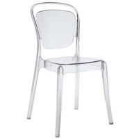 Modway Entreat Dining Side Chair - Clear-Modern dining chair