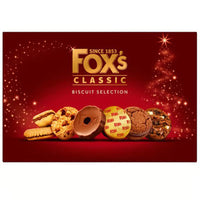 Fox's Biscuits Fabulously Biscuit Selection - 550g-Fox's Fabulously Biscuit Selection is from Yorkshire, England and contains a tasty mixture of biscuits cream filled, coated in chocolate or containing chocolate chunks