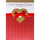 Rosedale Gold Valentine's Day Greeting Cards & Envelopes - 5-1/2" x 8" - Gold Heart  - 6 Pack-Premium quality greeting cards