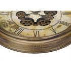 Monarch Specialties Clocks 23" Round Wall Clock - Antique Brown -No assembly required, simply insert 3XAA batteries (not included) for a stylish transitional statement piece