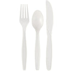 Eco Guardian Medium Weight Cutlery Kit - 400 Pack-Composed of a Blend of Plant Starch Material
(PSM) and PP—Reduces Plastic Waste