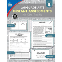eBook: Carson Dellosa Publishing Instant Assessments for Data Tracking: Language Arts Workbook - Grade 4-The perfect resource for teachers who use data tracking to monitor student progress