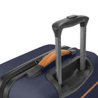 Bugatti Cannes 18.5" Hardside Carry-on Luggage - Navy-Lined interior with dividing panel, practical pocket and tightening straps to keep content organized and in place