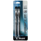 Pilot Hi-Tecpoint Rollerball Pens Grip V5 – Black – 2 Pack-Rubber grip provides writing control and comfort