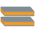 Ashley Productions Double Wide Sentence Strip Reading Guide - 1-1/4" x 7-1/4" - Orange - 24 Pack-Easily track print through transparent tinted window