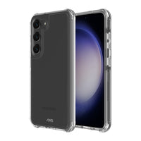 AXS PROShield Plus Drop-tested Clear Case for Samsung Galaxy S23 - Frosted-Sleek reinforced corners maximize shock absorption by creating an air cushion between your phone and any surface