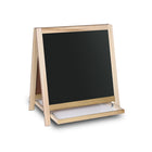 Crestline Magnetic Table Top Easel White Dry Erase/Black Chalkboard - 19.5" H x 18" W-Perfect size for small group activities.