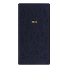 Letts 2026 Woodland Week-to-View Planner with Embossed Cover - 6-7/8" x 3-1/8" - Assorted Colours - Multilingual -Semi-flexible, soft-touch cover with an embossed design