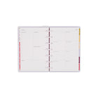 The Happy Planner 2026–2027 Mini Disc Bound Dated Planner - 7-1/2" x 6-11/16" - Sunshine Blooms Floral-Utilizes Happy Planner’s customizable disc-bound system, allowing you to add or remove pages easily
