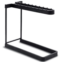 Happy Sinks Wine Glass Bio-Composite Rack - Charcoal -Material: Biocomposite, stainless steel