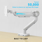 ShoppingAll Heavy Duty Single Monitor Mount for 13-35" Screens - White-Weight: 9.3 lb