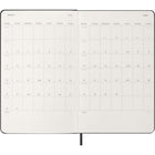 Moleskine 2026 Classic 12-Month Hard Cover Weekly Planner - 5" x 8.25" - Black-Stickers to customise your plans and year stickers for the spine