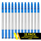 Gritt Commercial 20" Aluminum Pole - 12 Pack-Constructed from sturdy aluminum for durability
