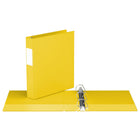 Davis Group Premium Economy Binder - D Ring - 1.5" - Yellow - 6 Pack-1.5"