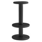 Modway Neo 15" Round Patio Wood Bar Stools - Black-8