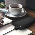 HyperGear 10000mAh USB-C and USB-A Portable Power Bank - Black-Smart chip technology