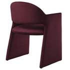 Modway Talia Performance Velvet Dining Armchair - Mulberry-Arrives Fully Assembled