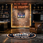 2025 Oilers Celebration 2025 Playoffs - Framed Canvas - 31" x 22"-Finished size: 31.5x22.5