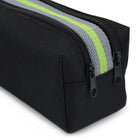 Fashion Stationery Sporty Pencil Case - 8.66" L x 3.15" W x 3.54" H - Black-Features a polyester lining