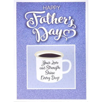 Mill Brook Studio 5-3/8" x 7-3/4" Father's Day Greeting Cards/Envelopes - Coffee - 18 Pack-Premium quality greeting cards