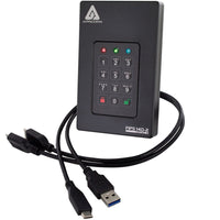 Apricorn Aegis Fortress L3 Encrypted 2 TB Portable SSD - Black-The Aegis Fortress L3's new chipset delivers SSD write speed increases of up to 150% and read speeds of up to 180% in comparison to previous Aegis Fortress models. There is also an appreciable performance increase in the HDD models too.