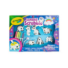 Crayola Scribble Scrubbie Uni-Pets 7-Piece Set-Unicreature scribble Scrubbie pets: (7) scribble Scrubbie uni-pets, (5) washable markers, and (1) scrub brush