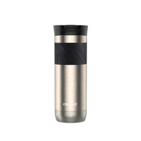 Contigo Byron Stainless Steel Travel Mug - 591 mL - Brown Sugar-Seal It In: Leak-Proof Lid (When Closed) For On-The-Go Convenience