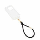 Ideal of Sweden Phone Wristlet Strap - Black-Composition; Cord: 100% recycled polyester, Hook: 100% zinc alloy