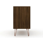 Manhattan Comfort Rockefeller 35.24" Mid-Century Modern 3-Drawer Dresser 2-Piece Set - Brown-10