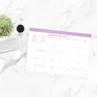 Mead 2027 Colour Pop Desk Pad - 17" x 22" - Bilingual-Block size 2 1/2" x 2”