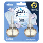 Glade Plug-ins Scented Oil Refill - Clean Linen - 2 Pack-Clean Linen