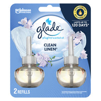Glade Plug-ins Scented Oil Refill - Clean Linen - 2 Pack-Clean Linen
